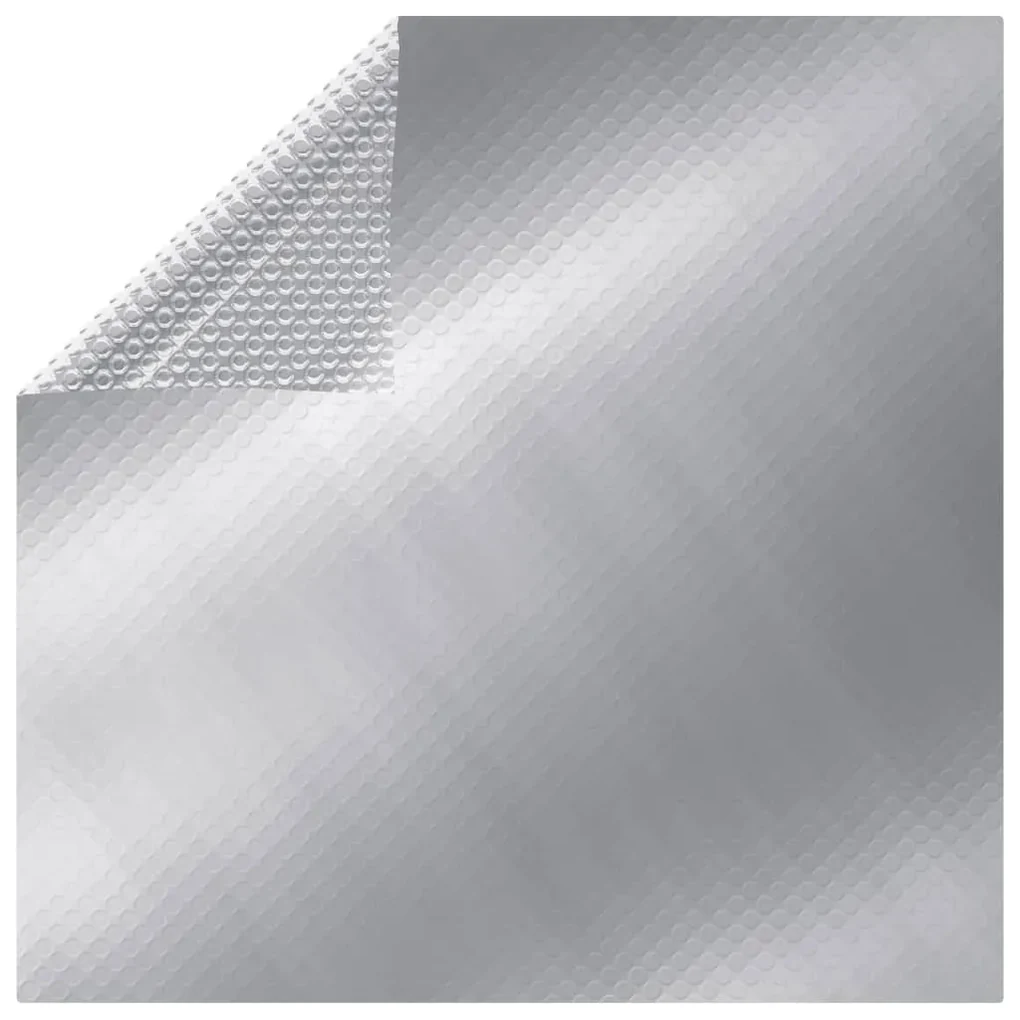 vidaXL Zwembadfolie solar drijvend rechthoekig 10x5 m PE zilverkleurig