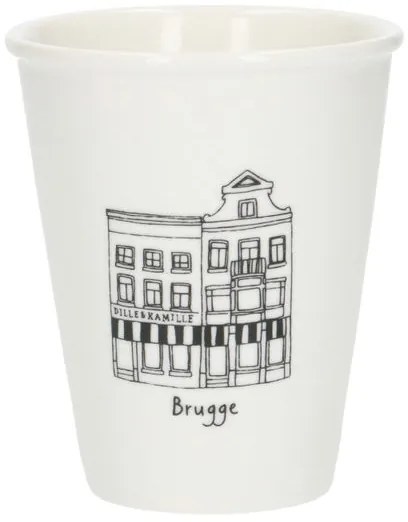Gevel mok, Brugge, porselein, 200 ml