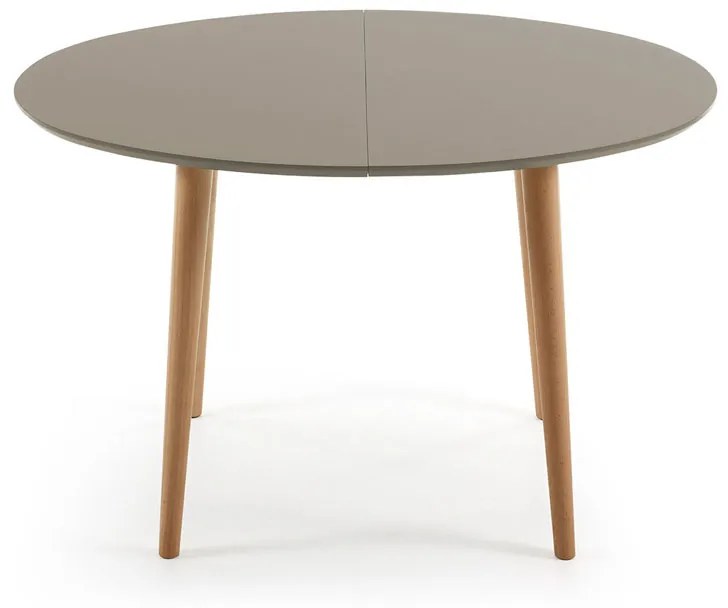 Kave Home Oqui Uitschuifbare Eettafel Bruin 120 Cm