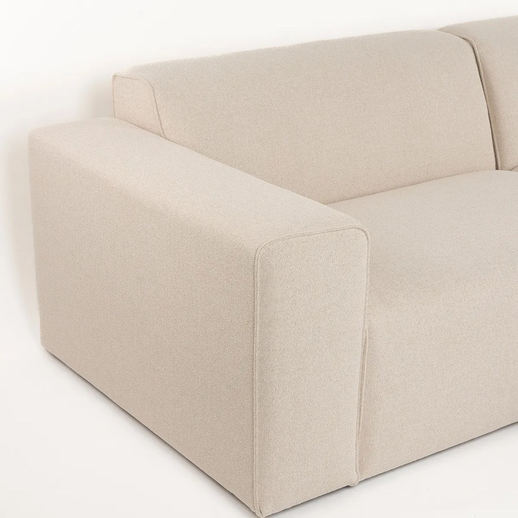 Zuiver Milka Sand Design Bank Met Chaise Longue Rechts Zandkleur