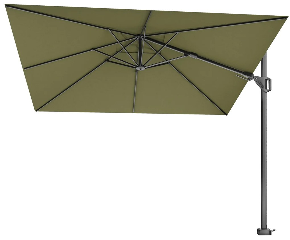 Platinum Challenger Zweefparasol T2 premium - 3x3 m. Lush Green