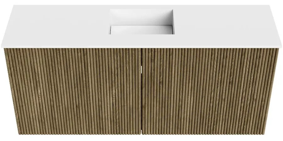 Mondiaz Joya 90cm toiletmeubel dusk met wastafel faye midden 1 kraangat talc