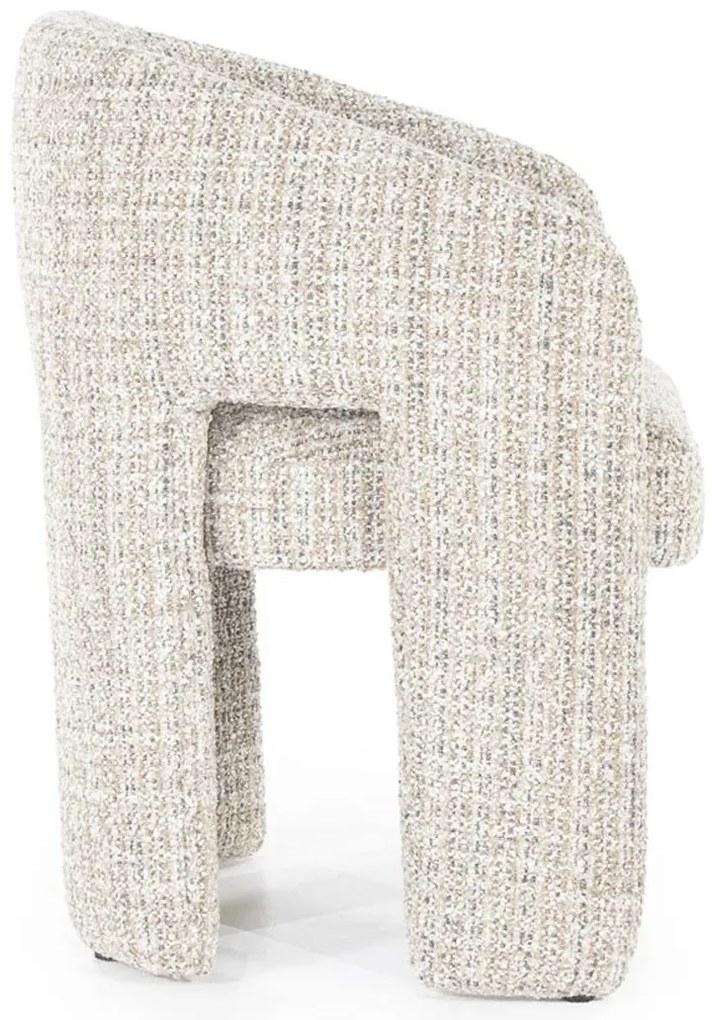 Eleonora Hamilton Taupe Eetkamerstoel Hotel Chique Stijl