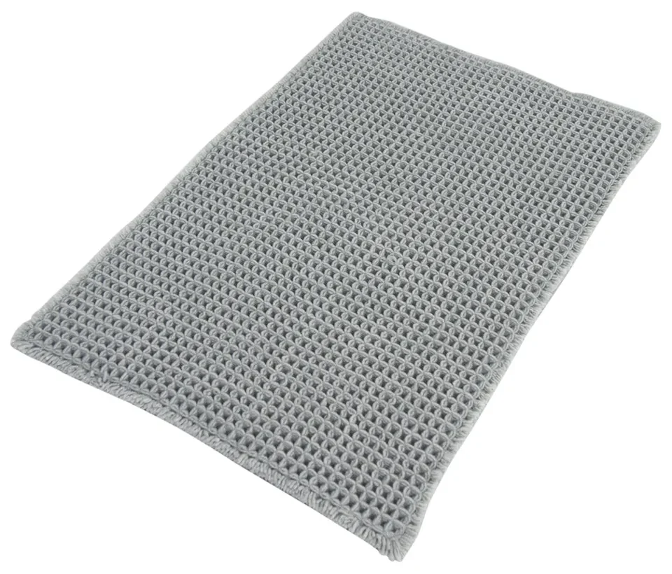 Differnz Wafel badmat 50x80cm grijs