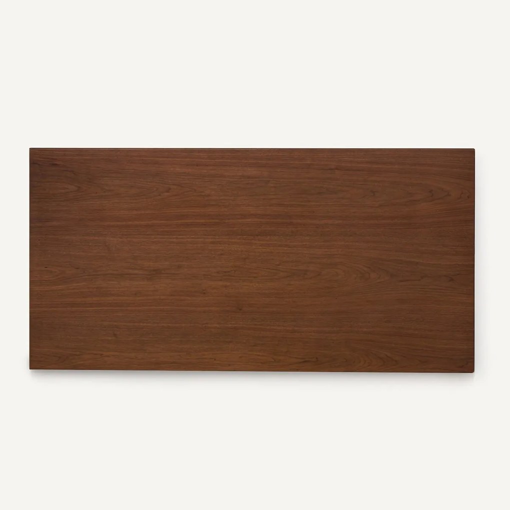 Rechthoekig tafelblad in notenfineer, lengte 200 cm, RECTO