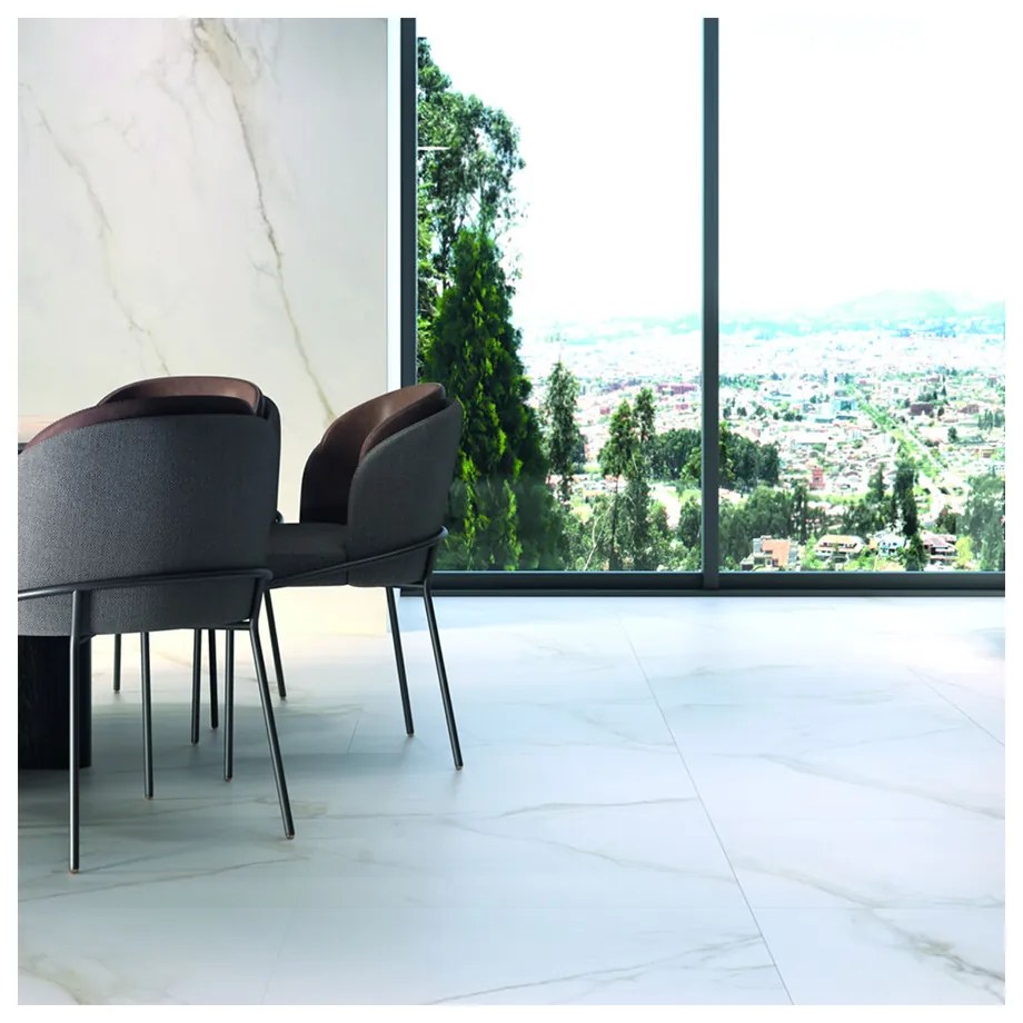 Vloertegel 120x120 Cm Marmerlook Cifre Diamond Gold Mat