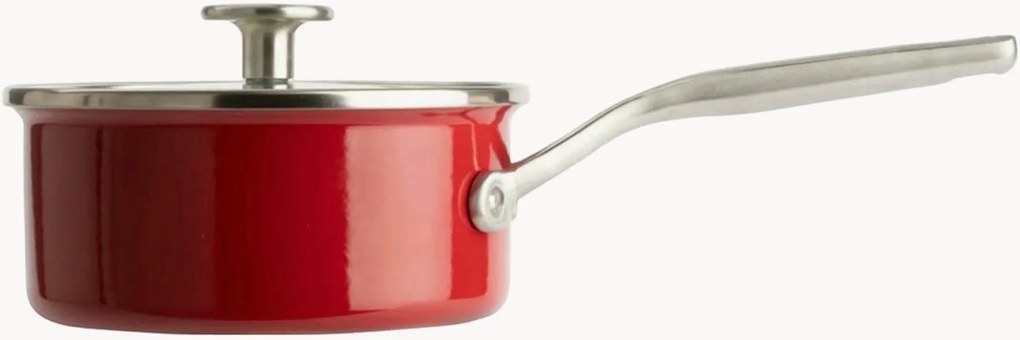 Anti-aanbak steelpan Red met deksel