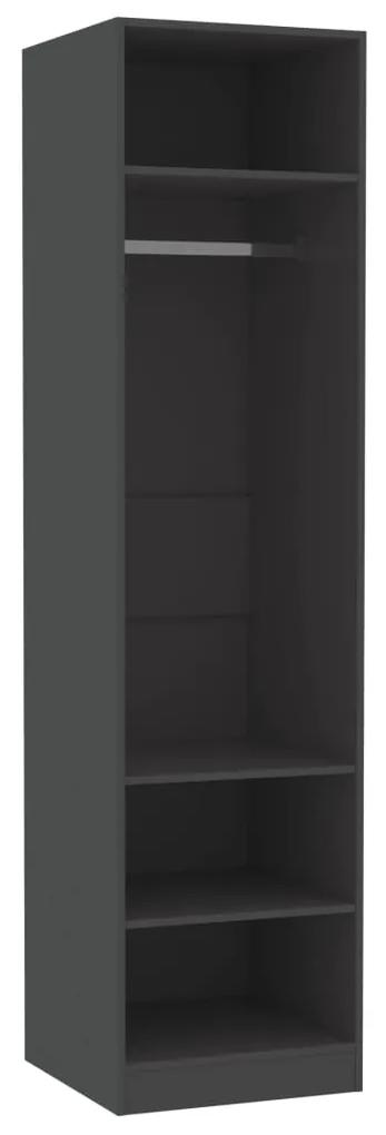 vidaXL Kledingkast 50x50x200 cm bewerkt hout grijs