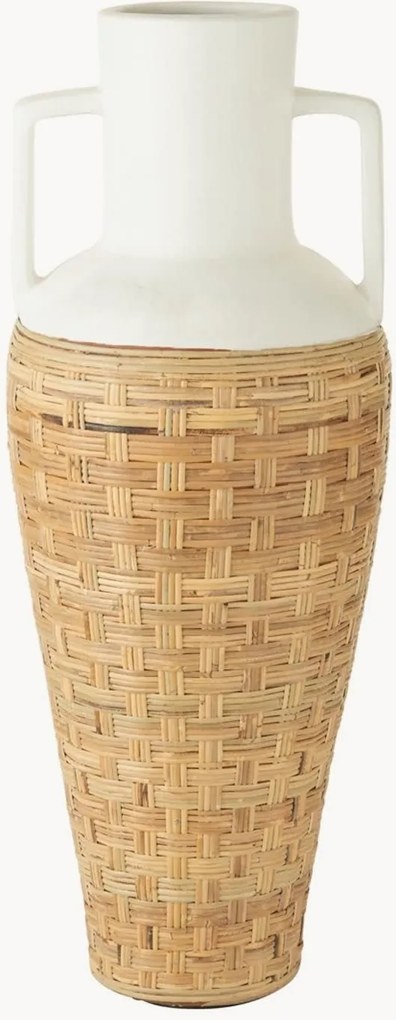 Rieten vaas Ava
