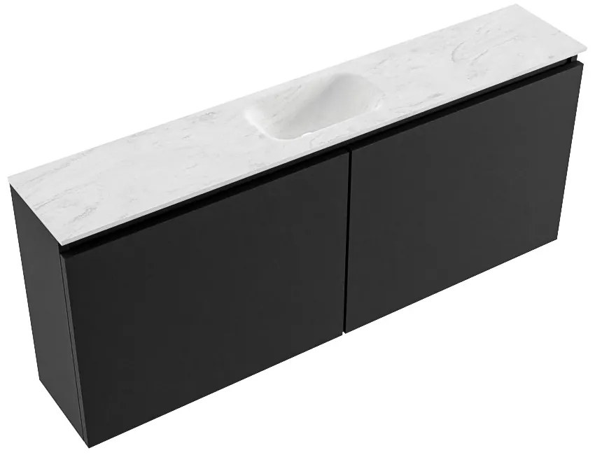 Mondiaz Ture DLux toiletmeubel 120cm urban met wastafel opalo midden zonder kraangat