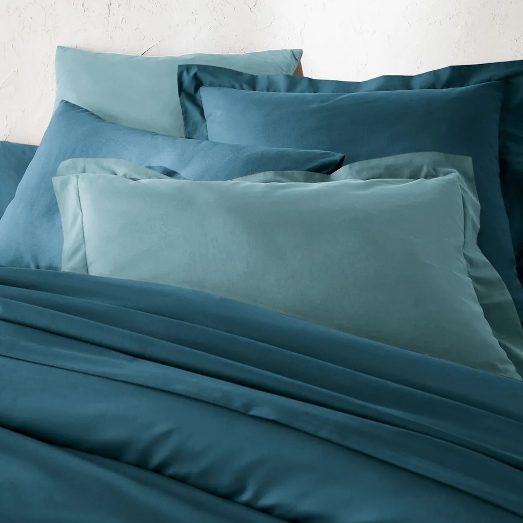 Effen bolstersloop in katoen, Scenario