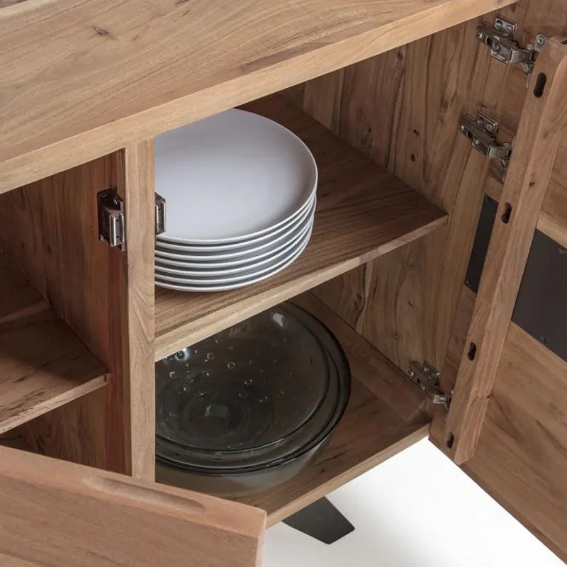 Kave Home Uxia Dressoir Boomstam Acacia - 148x43x85cm.