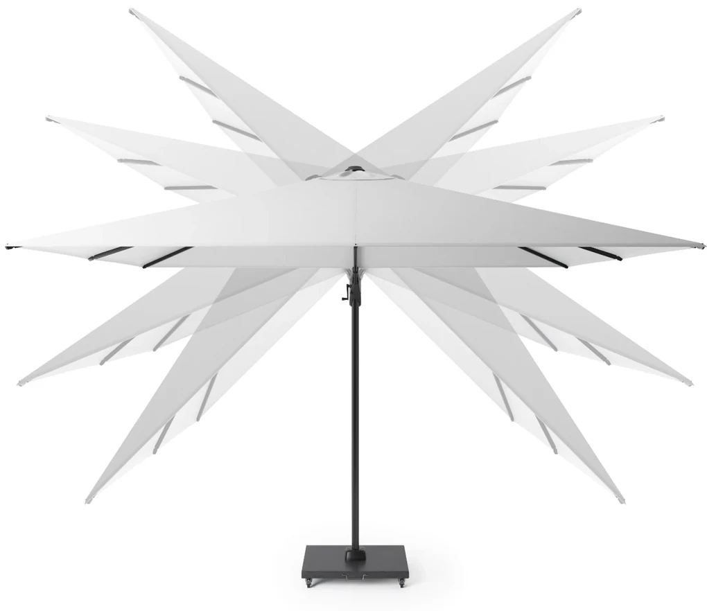 Platinum Challenger zweefparasol 3.5m T2 premium (excl. voet) faded black