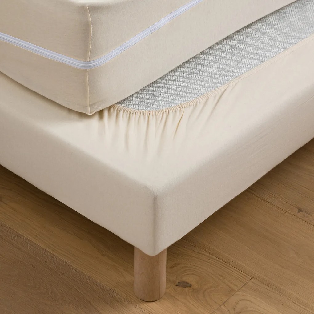 Boxspringhoes, katoenjersey, hoogte omslag 30 cm
