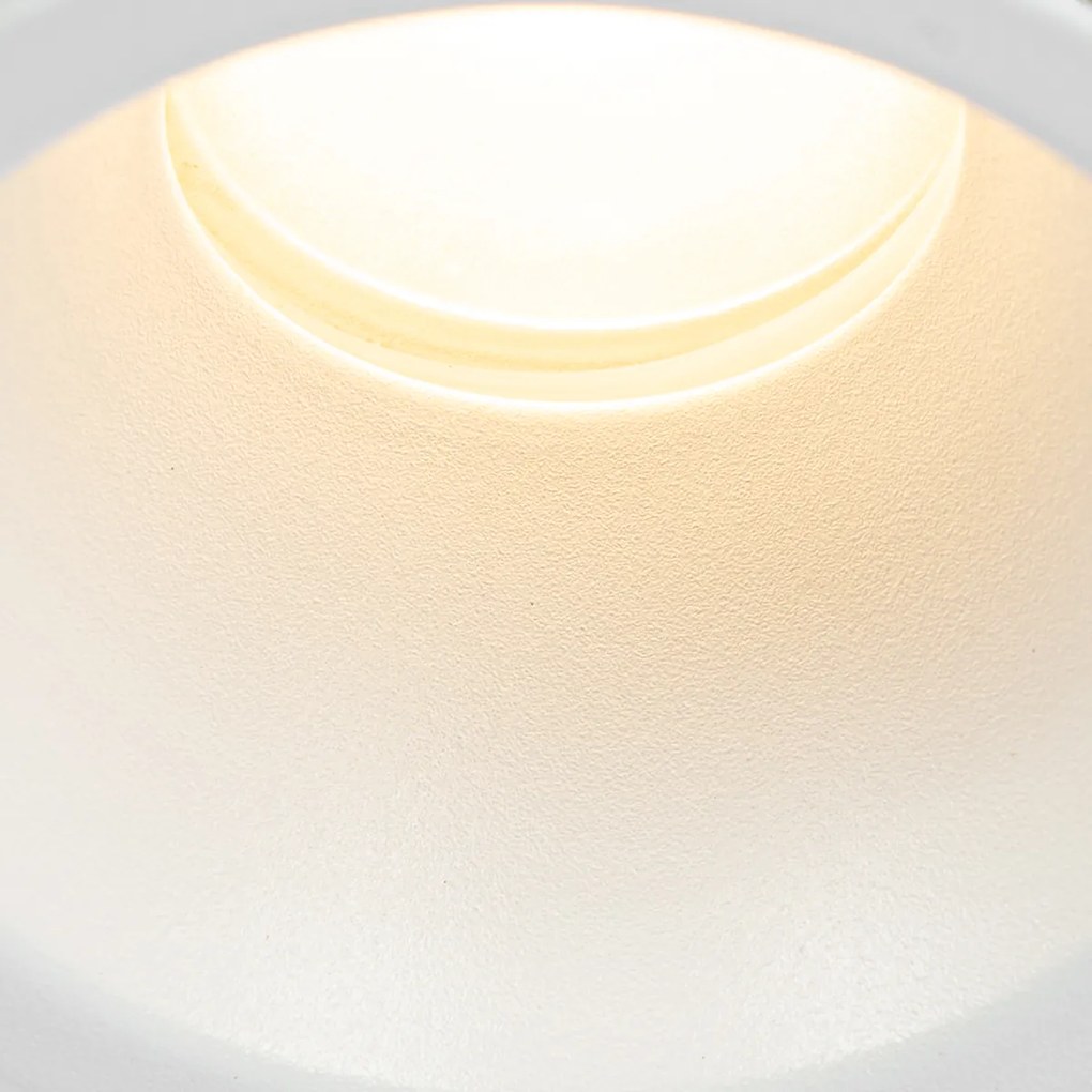Set van 12 inbouwspots wit GU10 35mm IP44 - Dept Modern GU10 IP44 rond Binnenverlichting Lamp