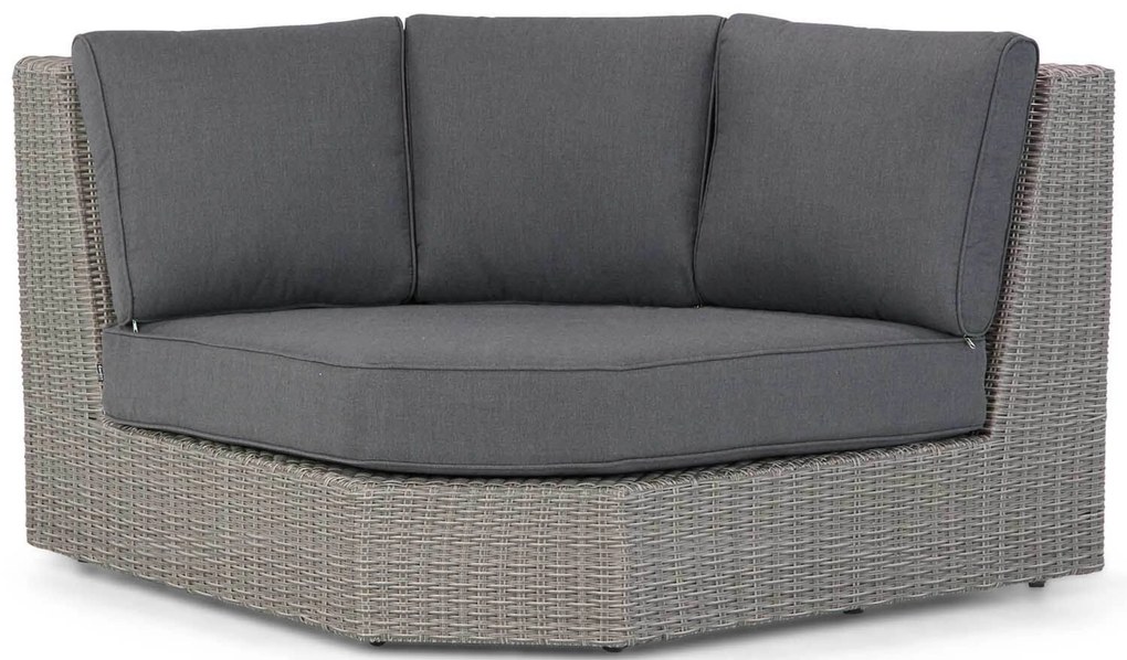 Hoek loungeset 5 personen Wicker Grijs Garden Collections Oxford