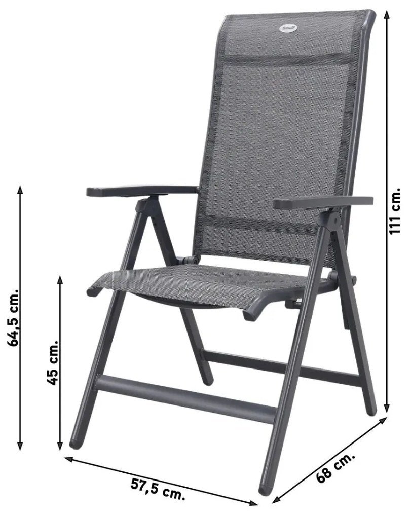 Hartman Milaan/Dublin ronde tuinset - 5-delig - 120 cm.