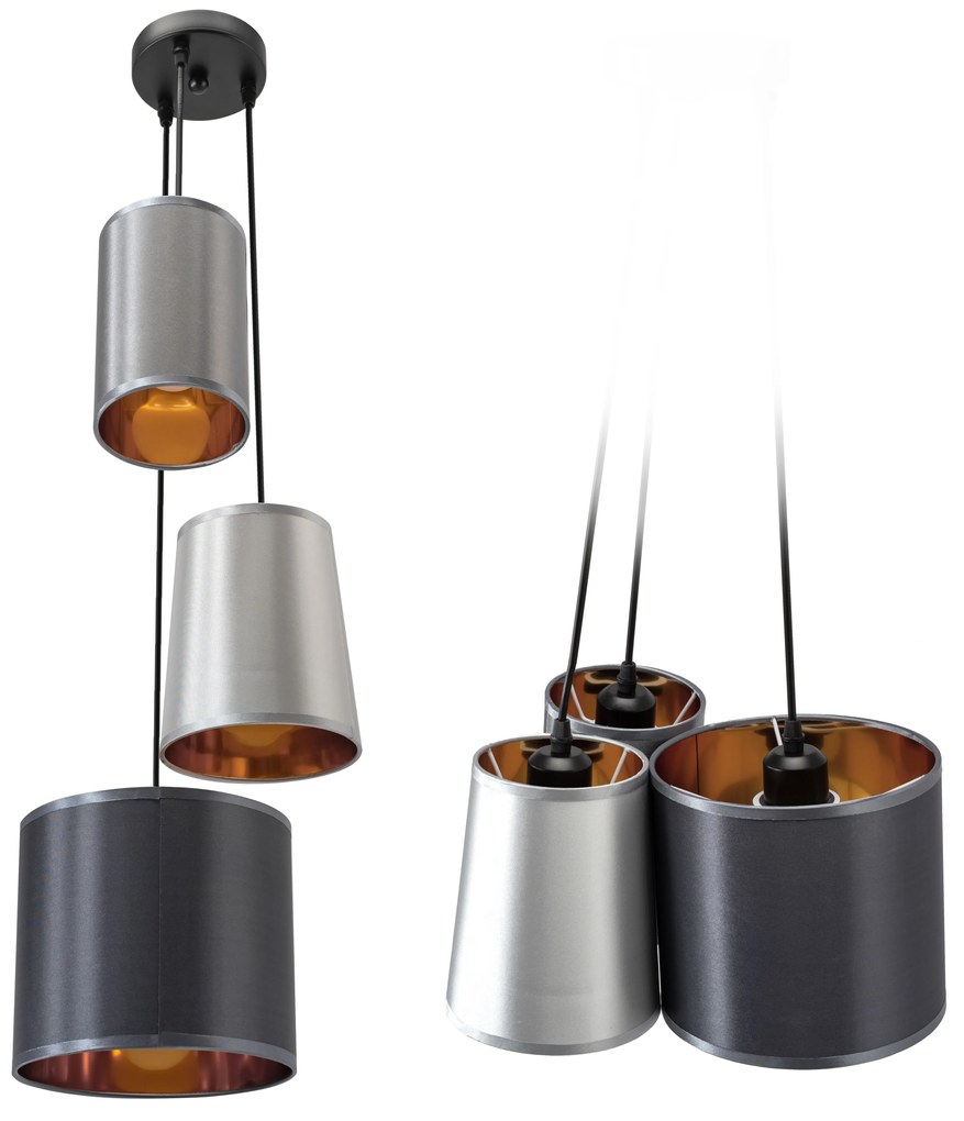 Moderne plafondlamp APP971-3cp Mix van kleuren