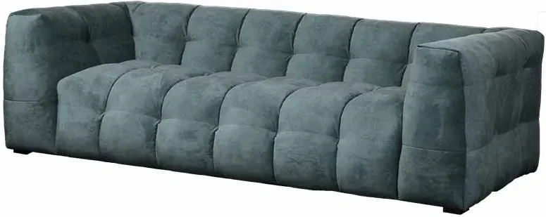 3-zits bank Sfär | velours Adore Niagara blauw 158 | 2,32 mtr breed