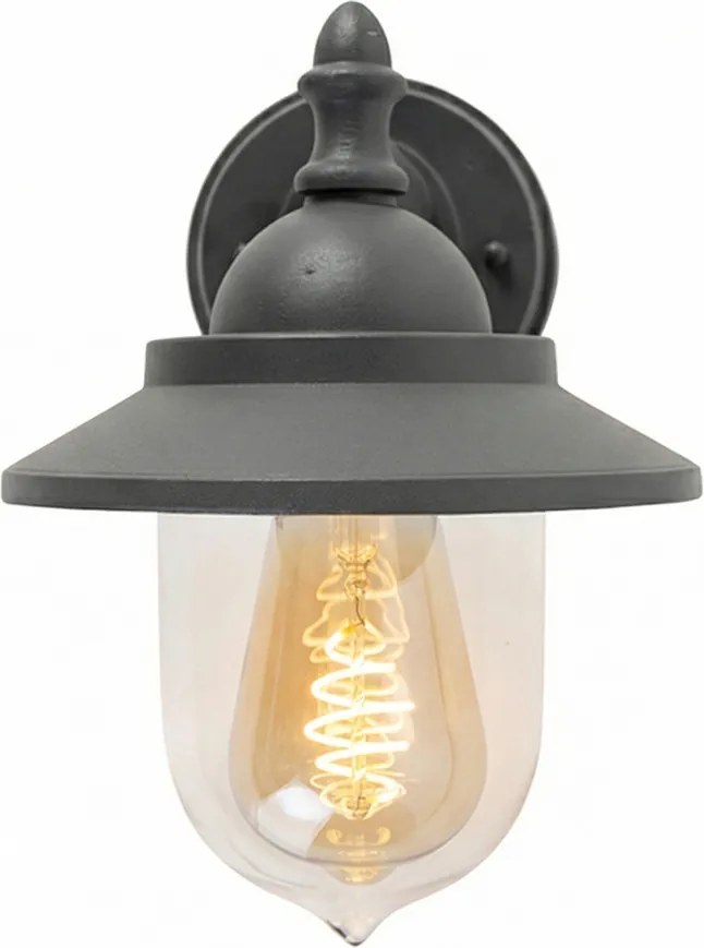 Smart buitenwandlamp donker grijs incl. Wifi ST64 - Oxford