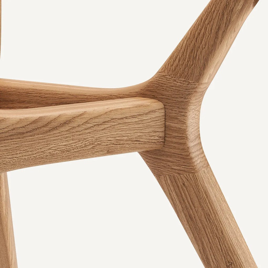Salontafel in eikenhout Ø50 cm, Maricielo