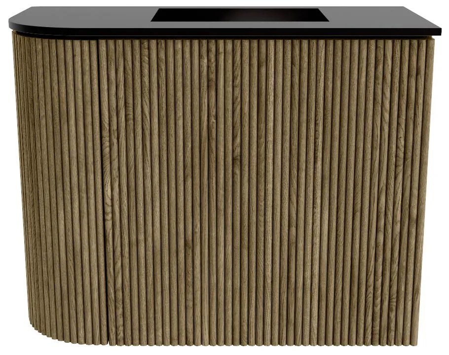 Mondiaz Joya 50cm toiletmeubel ronding links dusk met wastafel faye rechts 1 kraangat urban
