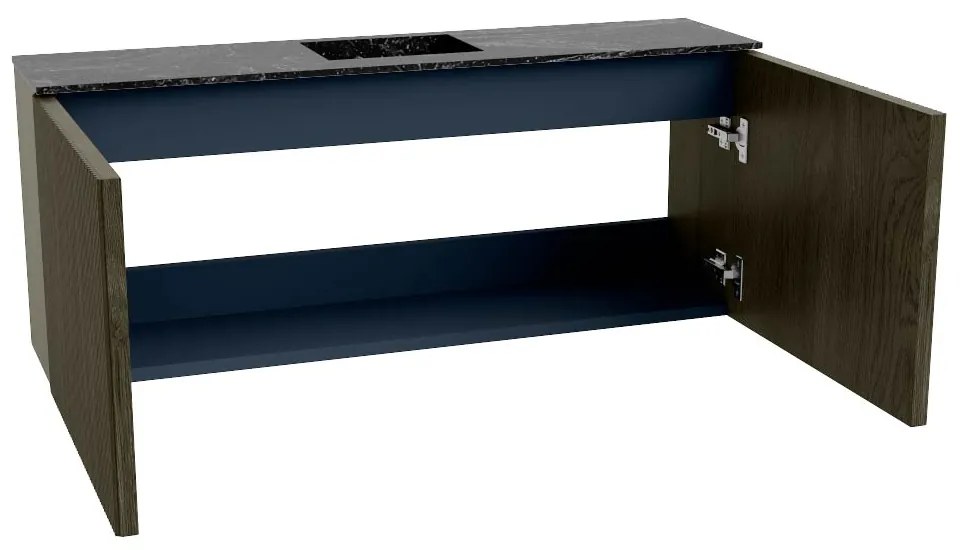 Mondiaz Joya DLux 100cm toiletmeubel shadow met wastafel faye midden 1 kraangat lava