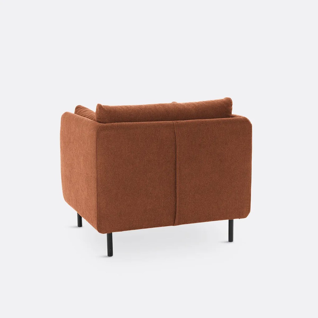 Fauteuil, stof met structuur, Victor
