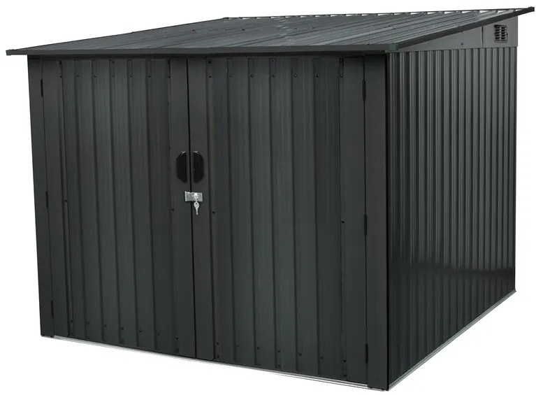 Metalen gereedschapshuis Kansas 2 x 2 m Winkel Boss antraciet
