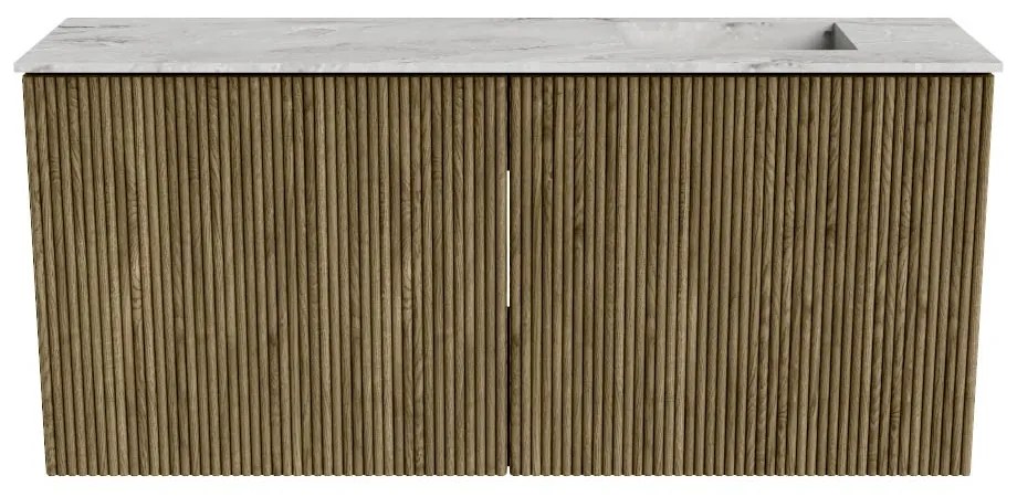Mondiaz Joya DLux 90cm toiletmeubel dusk met wastafel faye rechts 1 kraangat glace