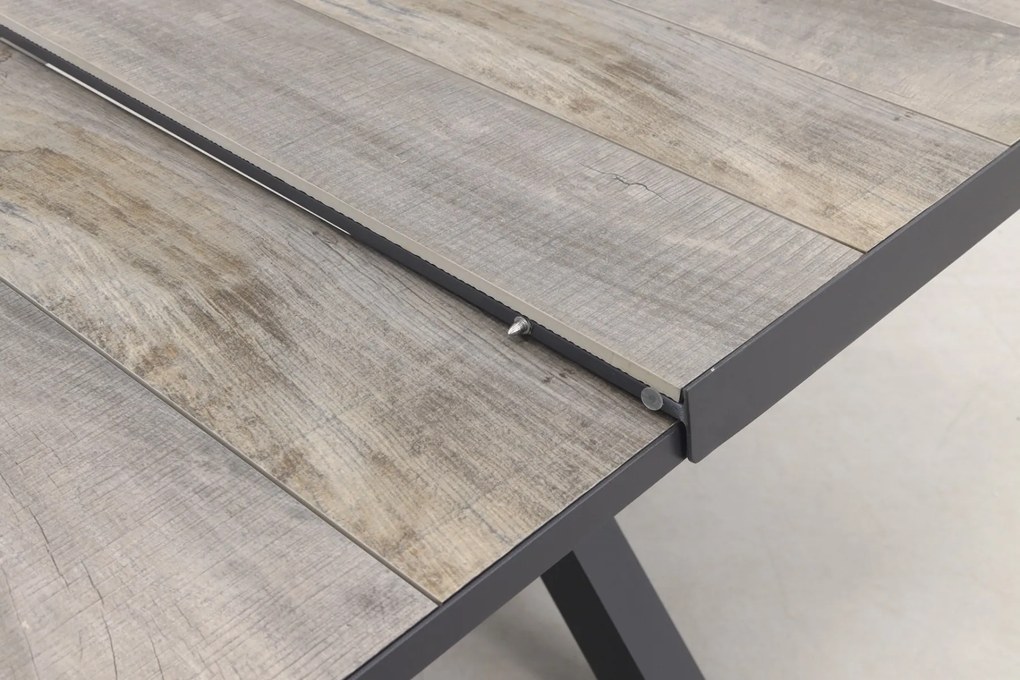 Hartman Napoli/Ottowa 205-265x100 cm. - 7-delige stapelbare tuinset