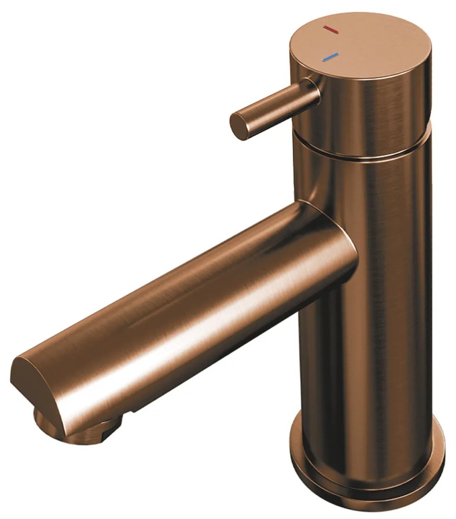 Brauer Copper Edition ColdStart wastafelkraan energy-saving model B koper geborsteld PVD