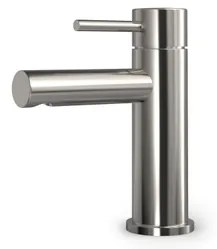 Hotbath BUDDY Wastafelmengkraan - laag model - Geborsteld nikkel B103GN