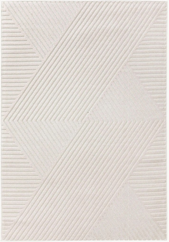 In- & outdoor vloerkleed Mars met hoog-laag textuur