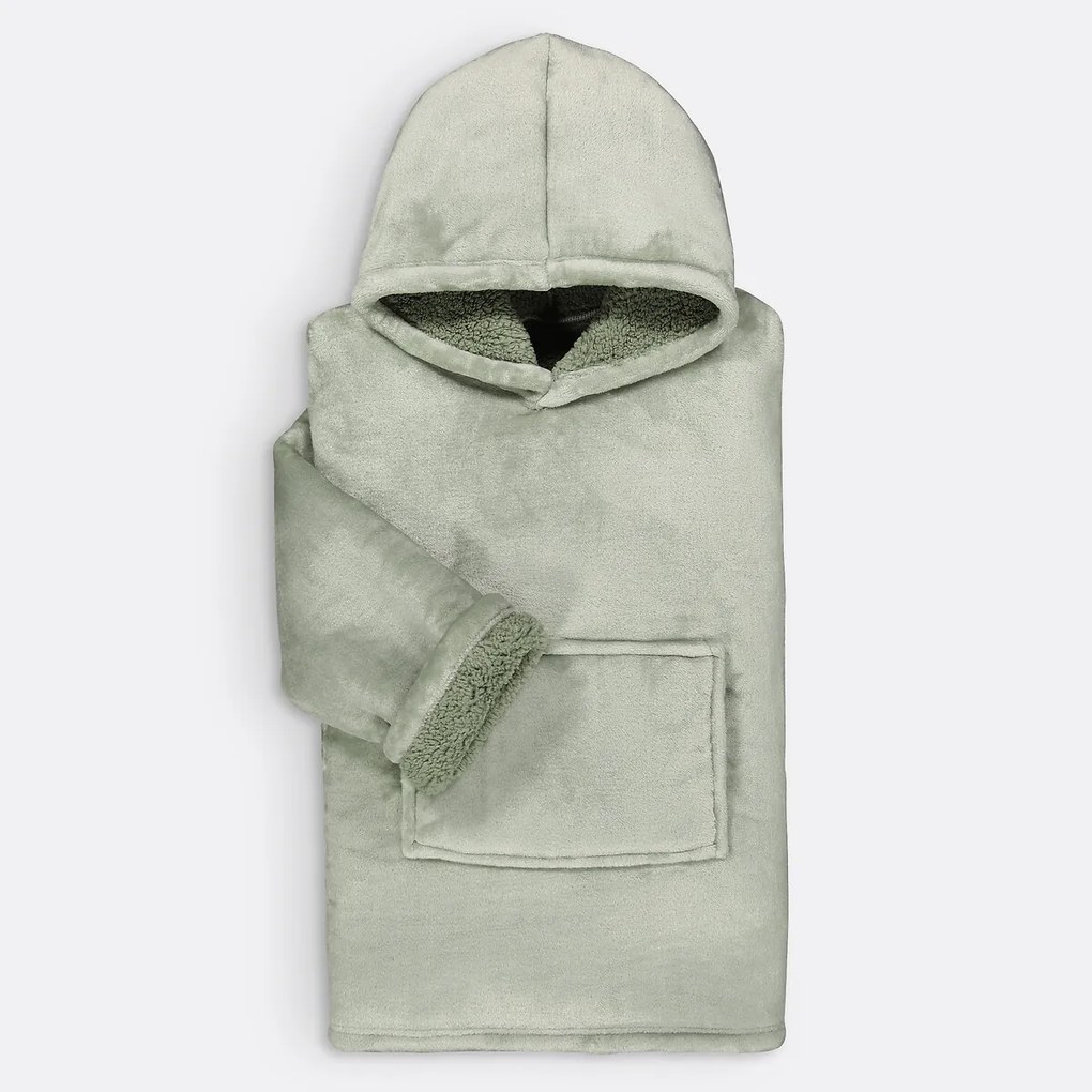 Plaid fleece sweater maat S/M, Javi