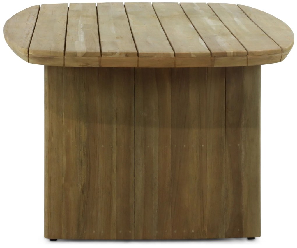 Dining Tuintafel 240 x 120 cm Teak Old teak greywash Falcon