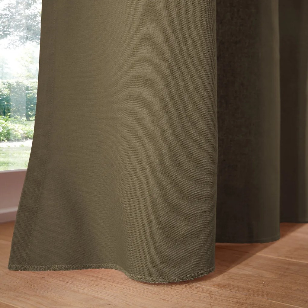 Katoenen gordijn met oogjes Scenario