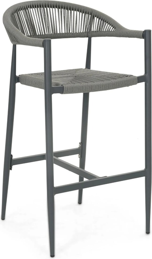 Barset 4 personen 150 cm Rope Grijs De Laan Projects