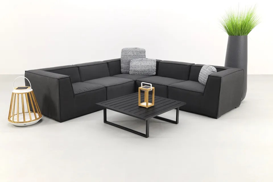 Liberty/Cuba Sunbrella loungeset - Sooty - 6-delig OP=OP