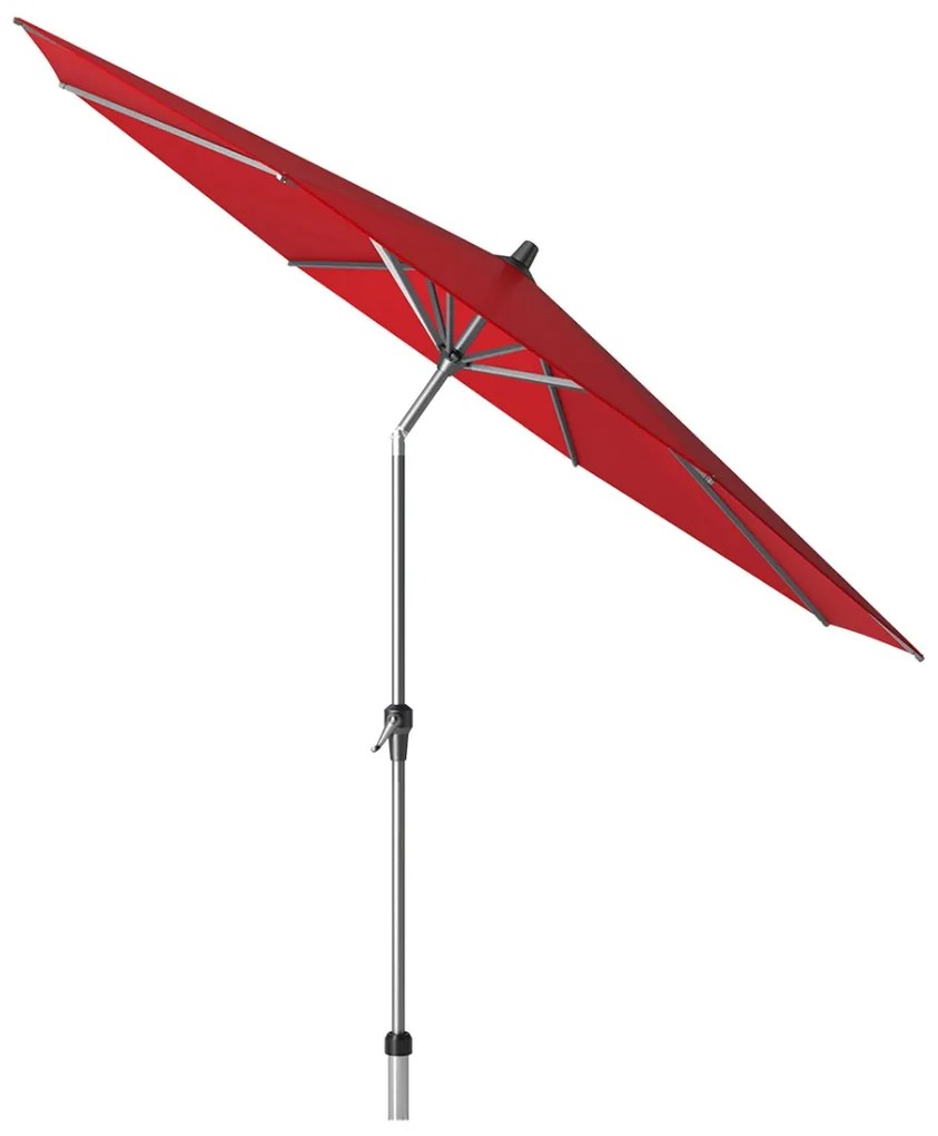 Platinum Riva stokparasol 3 m. rond - Rood