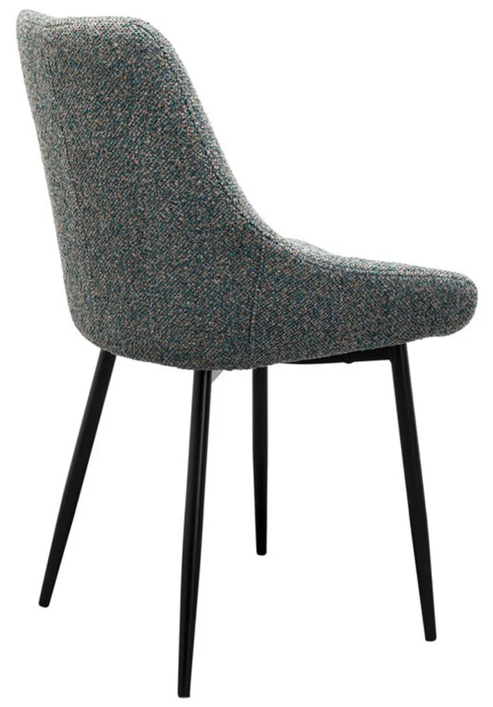 Kare Design East Side Eetkamerstoel Melange Stof Grijs