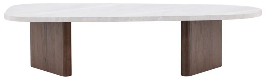 Organische Salontafel Bruin - 65 X 130cm.