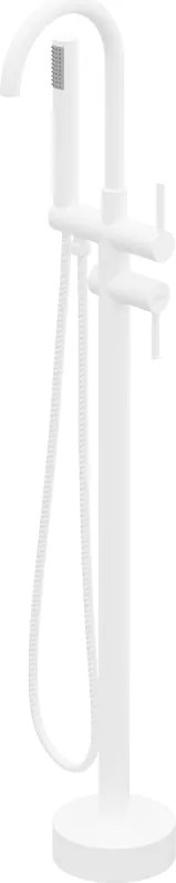 Mexen Alma vrijstaande badkraan, wit - 75033-20