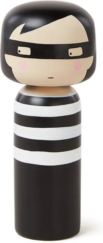 Lucie Kaas Thief Kokeshi Doll 14,5 cm