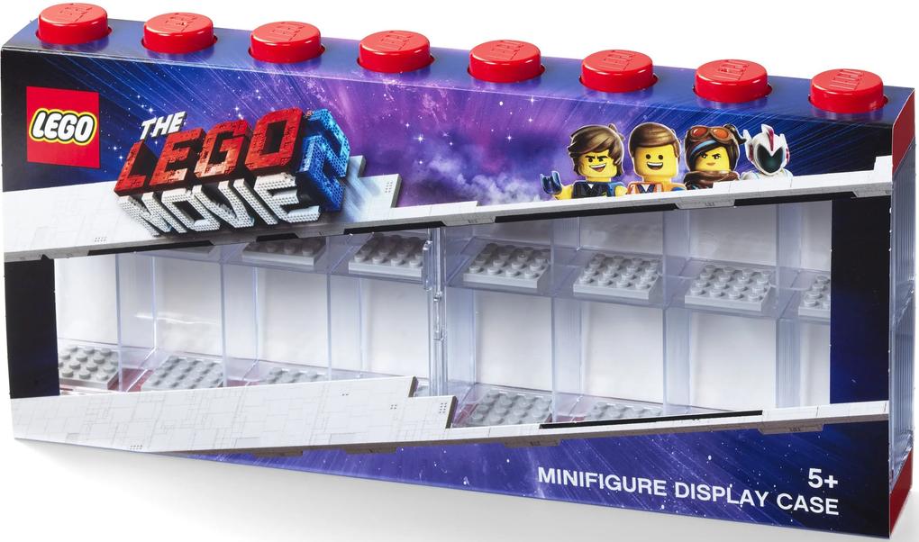 Opbergbox Lego Movie 2 minifigs rood 16-delig