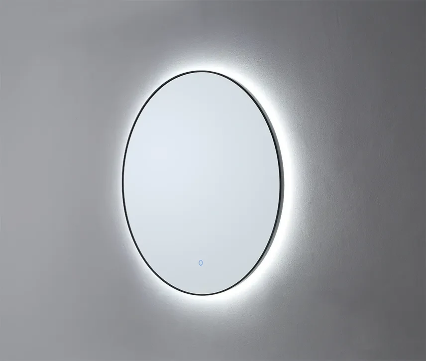 Lambini Designs ronde spiegel met dimbare LED-verlichting en spiegelverwarming 80cm