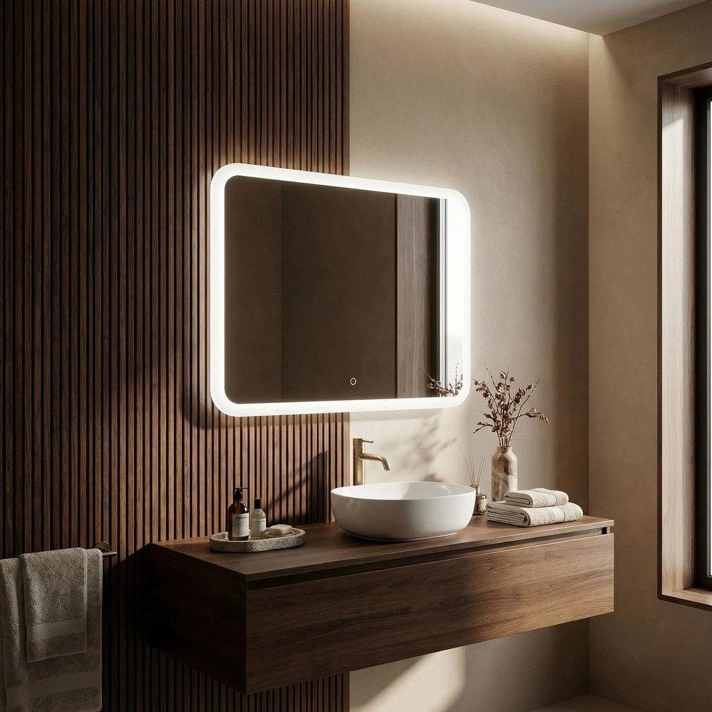 LED Spiegel 80x60cm TOP-3