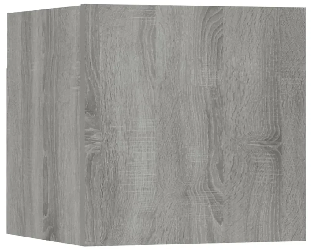 vidaXL Tv-wandmeubel 30,5x30x30 cm grijs sonoma eikenkleurig