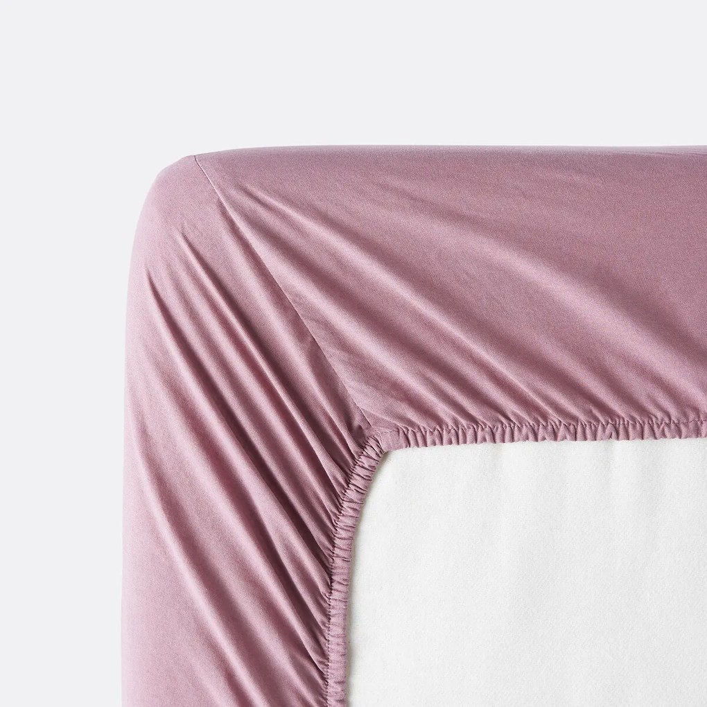 Effen hoeslaken in gewassen katoen, omslag 30 cm, Scenario