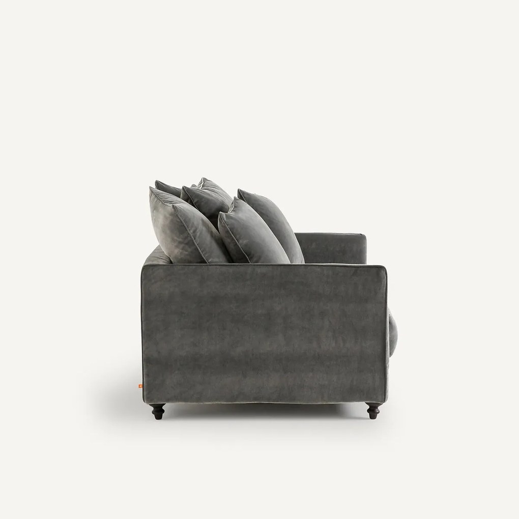 2-zits omvormbare zetel van fluweel, Lazare